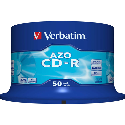 Verbatim - Speichermedium digital CD-R 80min/700MB/52x 43343 (VE50) Cakebox (50 Disc)