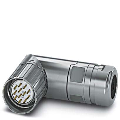 Phoenix Contact - Rundsteckverbinder, feldkonfektionierbar (Industriesteckverbinder) Kabelsteckverbinder CA-1RP1N8AT008 M23, Polzahl 16+2+PE
