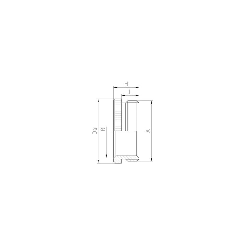 Jacob - Erweiterungs-/Reduzierring MS-Reduktion M32M25 M32/M25x1,5