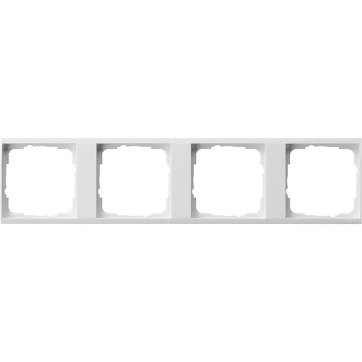 Gira - Zubehör/Ersatzteile für Installationsschalterprogramme Tragplatte 4-fach 1464723 klar rws