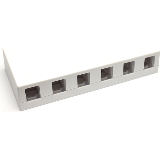 Excel Networking - Zubehör/Ersatzteile für Gefahrenmeldesystem Keystone AP-Gehäuse leer 100-021-6P 6 Port ws