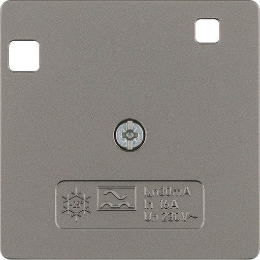 Berker - Abdeckung/Bedienelement für Installationsschalterprogramme Zentralstück eds/lack 149604 f.FI-Schutzschalter