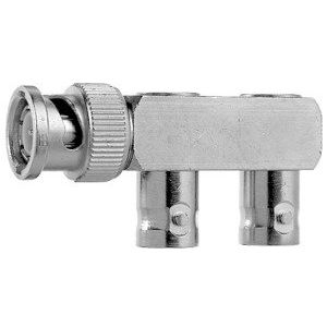 Telegärtner - Koax-Kupplung BNC T-Stück (M-F-F) 100023599 75 Ohm − 5 Stück