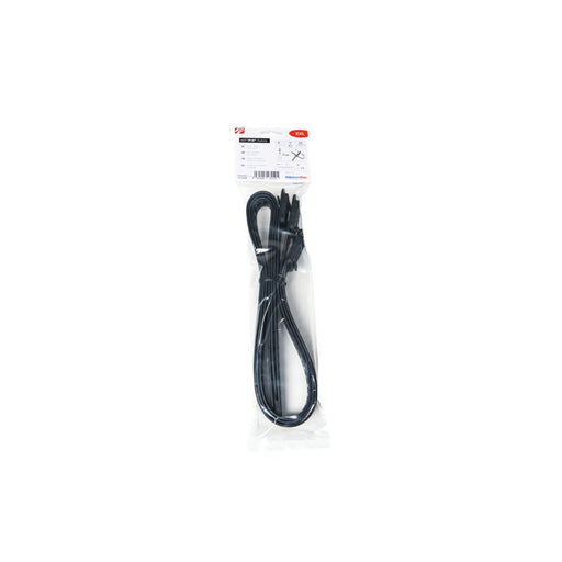 HellermannTyton - Kabelbinder SOFTFIXXXLTPUBK3 VE3 880x28mm, schwarz