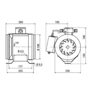 Maico - Explosionsgeschützter Ventilator ERM 22 Ex e