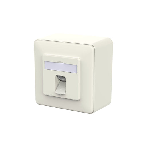 Metz Connect - Kommunikationsanschlussdose Kupfer RJ45 Anschlussdose IDC 130D370002-I reinweiß
