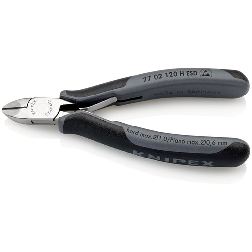 Knipex - Seitenschneider Elektronik-Seitenschneider 77 02 120 H ESD ESD, 120mm