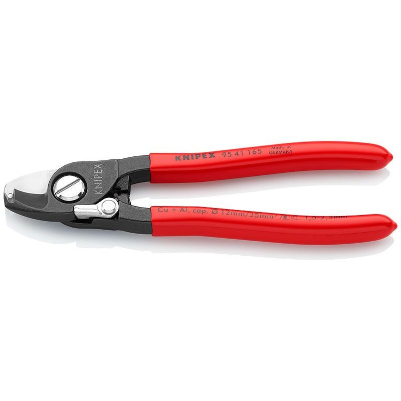 Knipex - Kabelschere 95 41 165 m. Abisolierfunktion