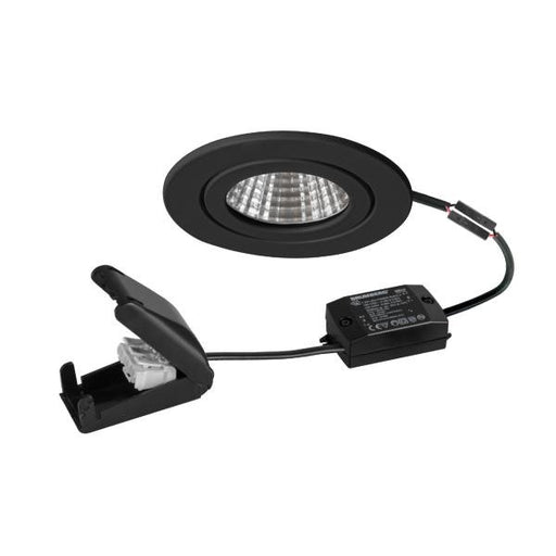Brumberg Leuchten - Downlight/Strahler/Flutlicht LED-Einbaudownlight 230V 38475083 3000K, sw