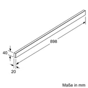 Siemens - Zubehör/Ersatzteile für Dunstabzugshauben Griffleiste LZ49850 Design