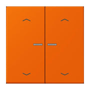 Jung - Abdeckung/Bedienelement für Installationsschalterprogramme Wippe mit Lichtleiter LC 102 KO5P 224 orange