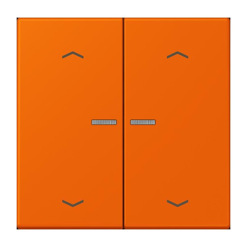Jung - Abdeckung/Bedienelement für Installationsschalterprogramme Wippe mit Lichtleiter LC 102 KO5P 224 orange