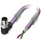 Phoenix Contact - Konfektioniertes Sensor-Aktor-Kabel Bussystem-Kabel SAC-2P-MRB #1403631 12MBit/s 2-pol. vio