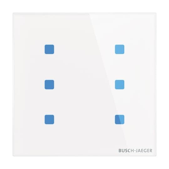 Busch-Jaeger - Bussystem-Tastsensor Touch-Bedienelement TB/U6.5.11-CG 6-fach
