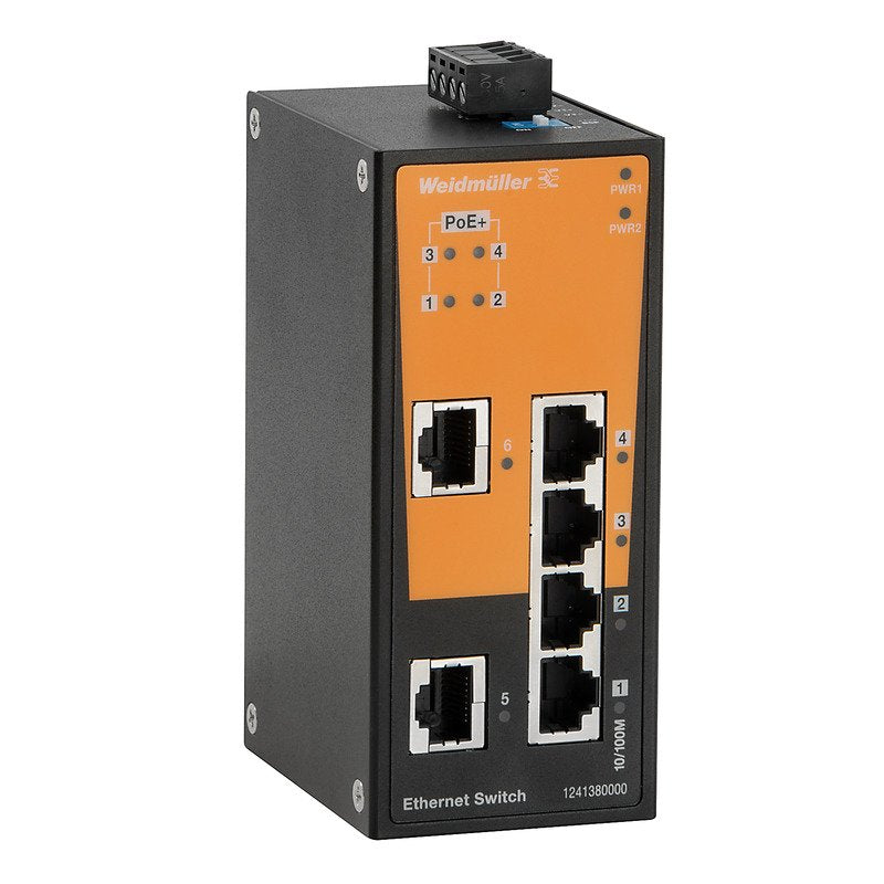 Weidmüller - Netzwerk Switch Netzwerk-Switch IE-SW-BL06-2TX-4POE