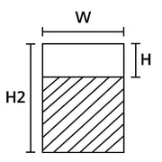HellermannTyton - Kabelmarkierungssystem Etiketten im Taschenbuch HSMB-C3-1402-RD 25,4x76,2mm