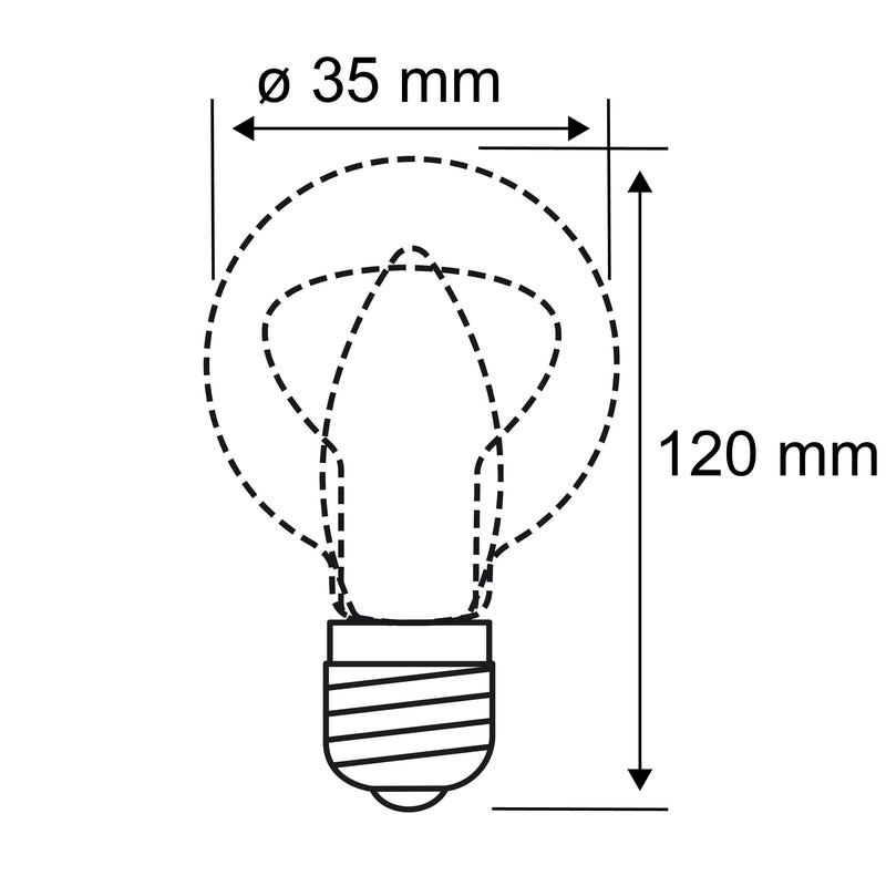 Paulmann - LED-Lampe/Multi-LED LED-Filamentlampe 286.87 230V