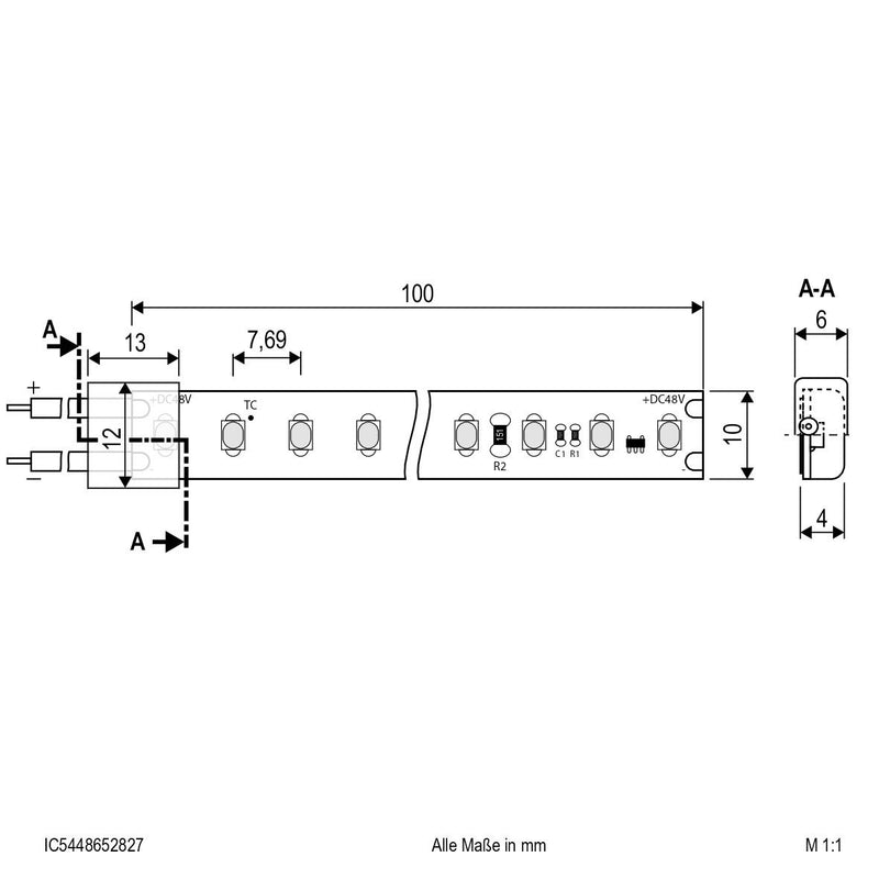 EVN Lichttechnik - Lichtschlauch/-band LED-Stripe IP54 5m IC5448652827 2700K