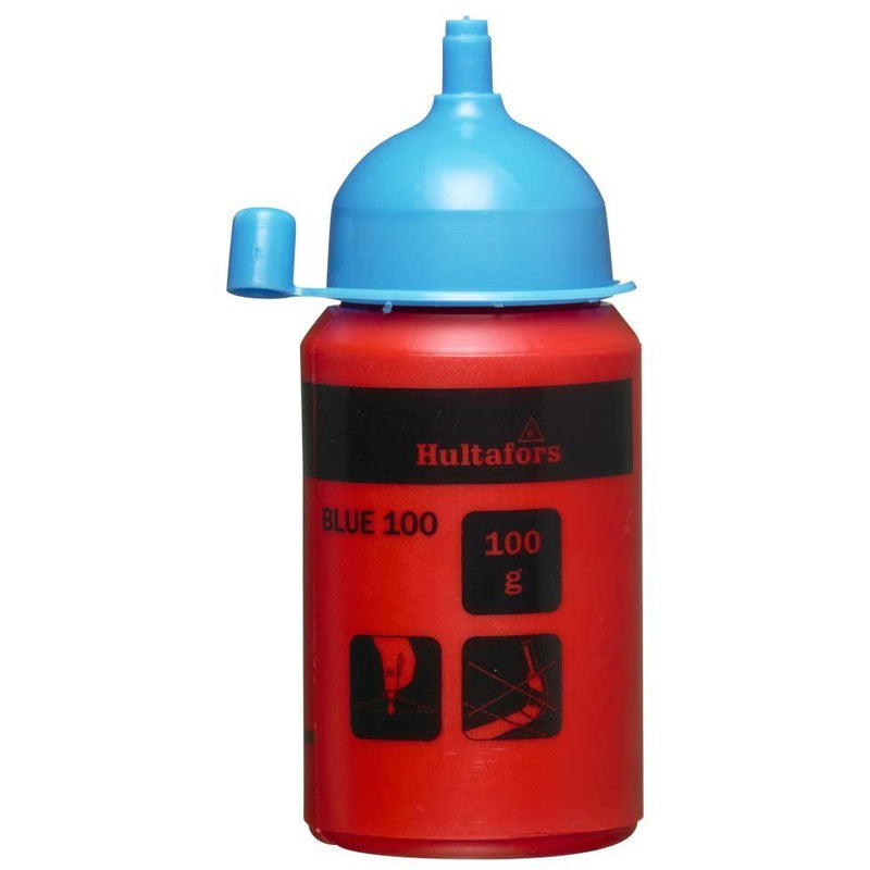 Hultafors - Farbpulver Schlagschnurkreide BLAU 100 − 6 Stück