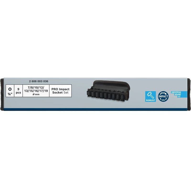 Bosch - Steckschlüsselset PRO Impact 2608003036 Steckschlüsselsatz