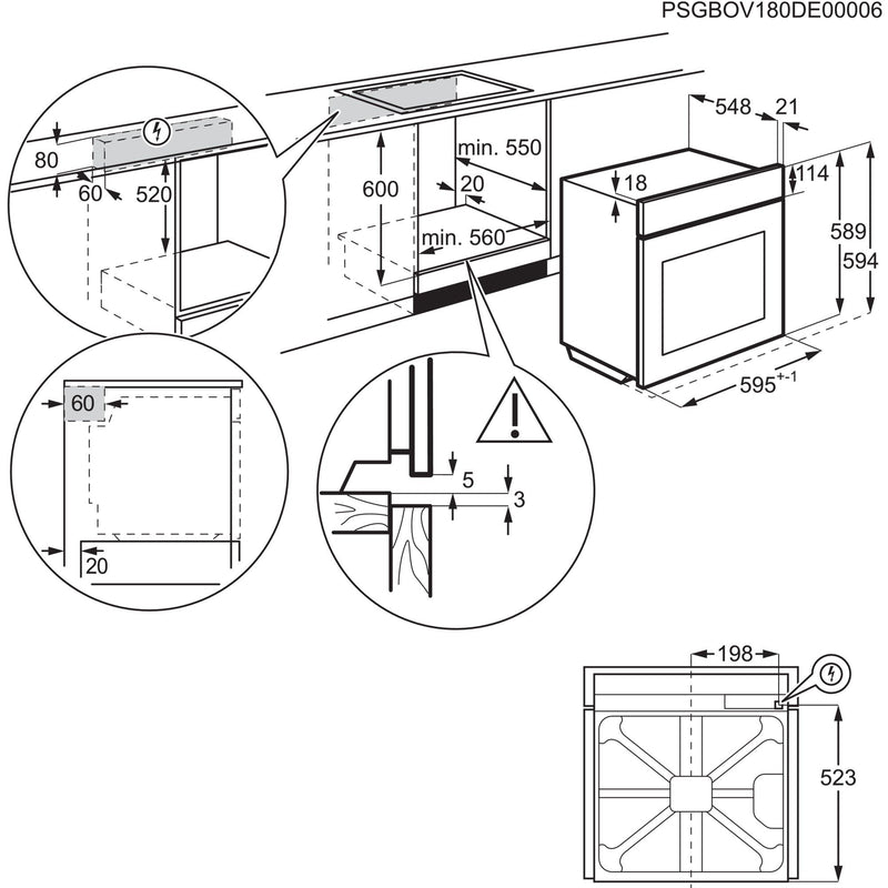 Electrolux AEG - Herd EB-Herdset KOMBI3026F OU5AE20SM+TA64RA07FB