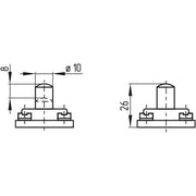 Schmersal - Einzelpositionsschalter Positionsschalter TS 422-10Y-M20