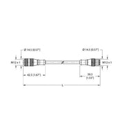 Turck - Konfektioniertes Sensor-Aktor-Kabel Aktuator- u. Sensorleitung RK 4.5T-2-RS 4.5T