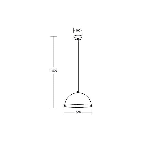 Brumberg Leuchten - Decken-/Wandleuchte Pendelleuchte 1x E27 57409850