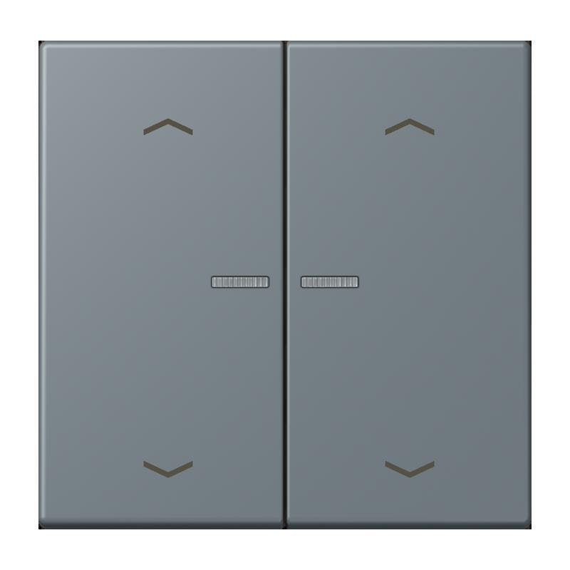 Jung - Abdeckung/Bedienelement für Installationsschalterprogramme Wippe mit Lichtleiter LC 102 KO5P 251 gris 59