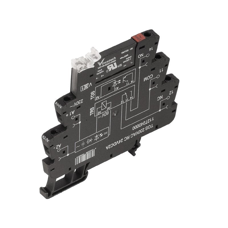 Weidmüller - Optokoppler Halbleiterrelais TOS120VACRC24VDC2A 120VAC10%,3...33VDC − 10 Stück