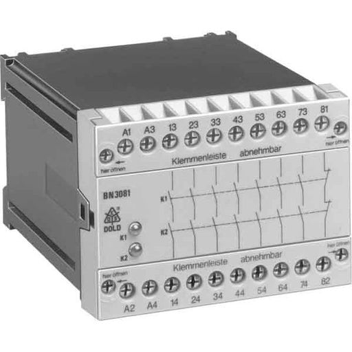 Dold&Söhne - Gerät zur Überwachung von sicherheitsgerichteten Stromkreisen Erweiterungsmodul BN3081.63 AC/DC24V Safemaster