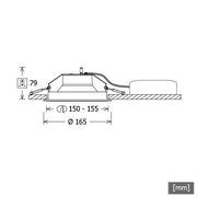 LTS Licht&Leuchten - Downlight/Strahler/Flutlicht LED-Downlight LEWYS 101.830/DALIws 830 DALI