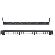 Dätwyler IT Infra - Patchpanel Kupfer Unilan patch Panel KU 24sw 418022 19Z 1HE 24xRJ45