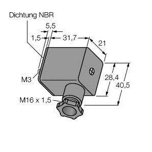 Turck - Ventilstecker (feldkonfektionierbar) Ventilstecker VC-IC21-0.220-K konfektionierbar