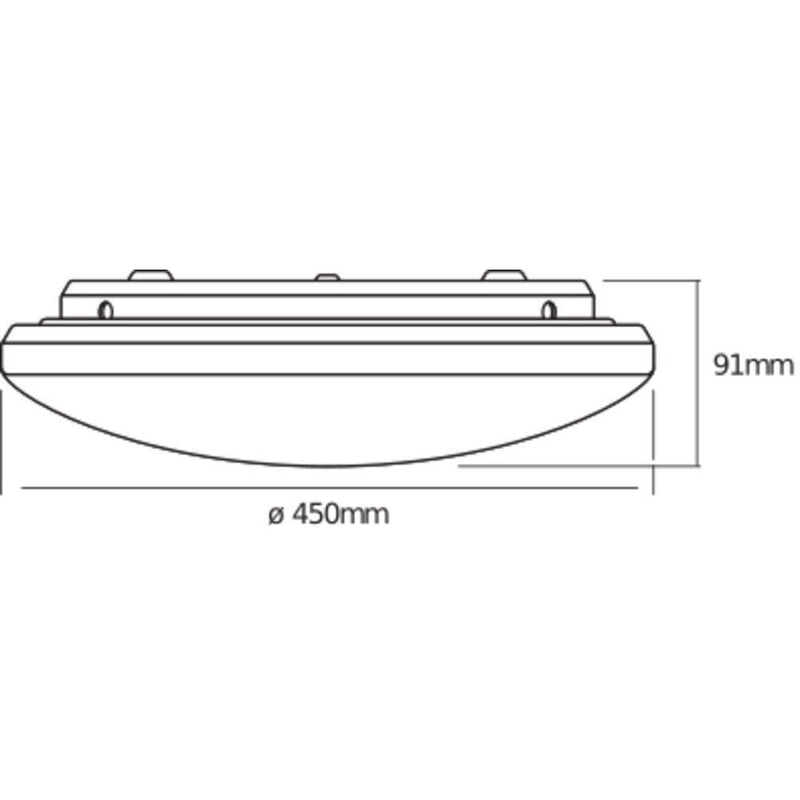 Ledvance - Decken-/Wandleuchte LED-Deckenleuchte ORBIS #4058075633155