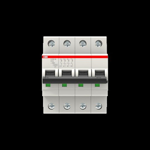 ABB Stotz S&J - Leitungsschutzschalter Sicherungsautomat S204M-C6 10kA 6A C 4p