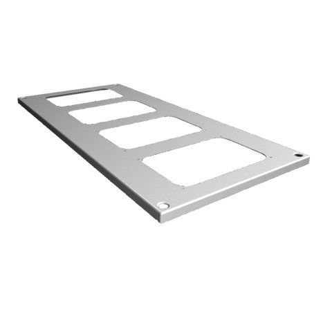 Rittal - Dach-/Bodenelement (Gehäuse/Schaltschrank) Dachblech SV 9681.548 BT: 400x800mm
