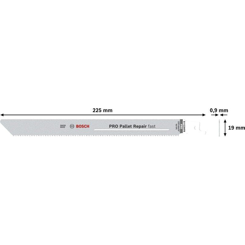 Bosch - Säbelsägeblatt PRO Pallet Repair fast 2608659065 S1122HFR − 100 Stück