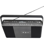 Soundmaster - Radio DAB+Stereo-Kofferradio RCD1870SW sw CD,Hörbuchfunktion