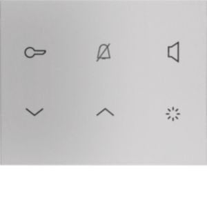 Elcom - Innenstation für Türkommunikation Innenstation-Audio 2D REA113Y silber matt TOUCH