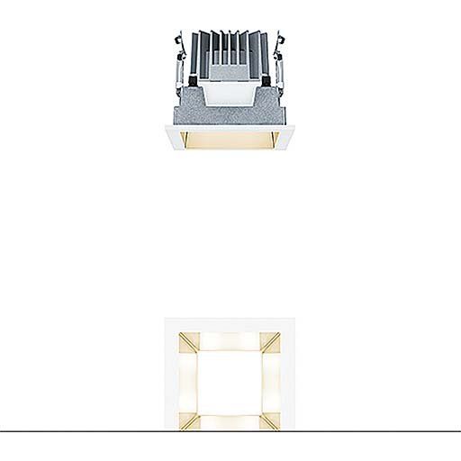 Zumtobel Group - Downlight/Strahler/Flutlicht LED Decken-Einbauleuchte PANOS EVO #62910453 3000K
