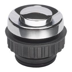 Grothe - Klingeldrücker Klingeltaster rund 11,5mm PROTACT 260 CR Knopf MS, Hülse MS − 5 Stück