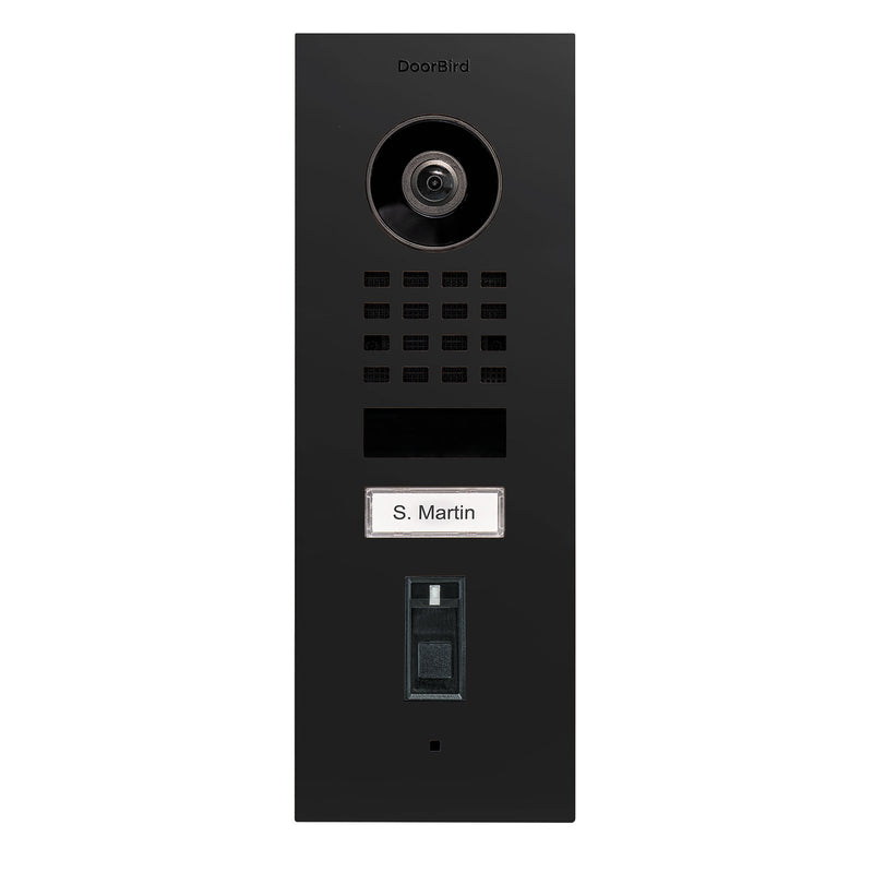 Doorbird - Kombiniertes System Zutrittskontrolle/Türsprechanlage IP Video Türsprechanlage 423874152 FingerprintUnterputz