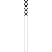 Siedle&Söhne - Kommunikations-Säule Kommunikations-Stele KS 613-4 W 1,3m weiss 4Mod