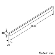 Bosch - Zubehör/Ersatzteile für Dunstabzugshauben Griffleiste DSZ4982 Weiss