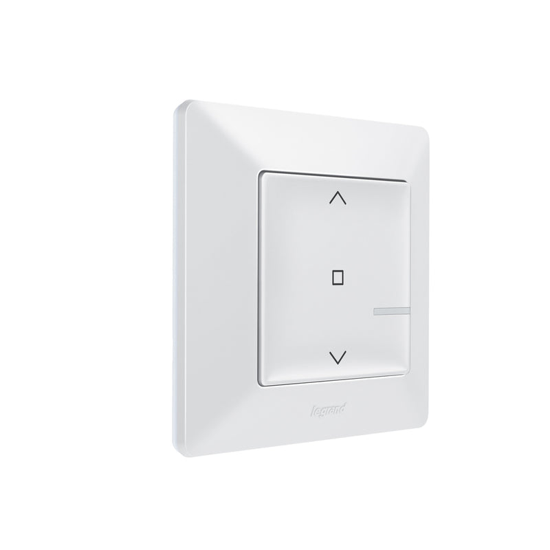 Legrand - Funksender Wandsender Rollladen Legrand 752191 Ultraweiss