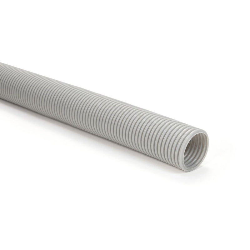HellermannTyton - Kunststoff-Wellschlauch IWS-Wellrohr IWS37-PE-GY (25) grau − 25 Meter