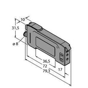 Turck - Lichtleitersensor/Lichtleiterverstärker Opto Sensor DF-G3-KD-Q7 Lichtleiter − 1 Stück