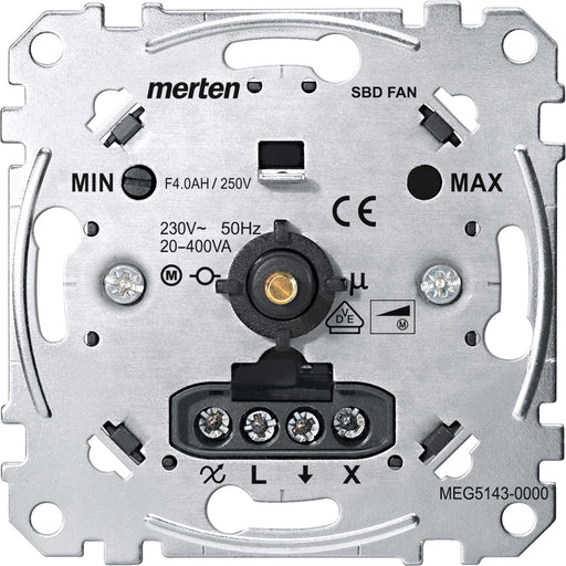 Merten - Drehzahlsteller Drehzahlsteller-Einsatz MEG5143-0000 20-400VA