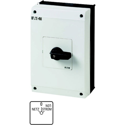 Eaton - Lastschalter Umschalter Netz-0-Notstrom T5B-4-8902/I4 4p. 63A,22KW,IP65